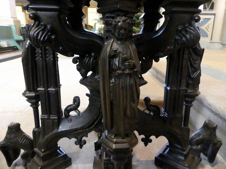 Hermann Vischer der Ältere (1457–1486), Taufbecken, Lutherstadt Wittenberg, Stadt- und Pfarrkirche St. Marien, 1457, Bild 19/30