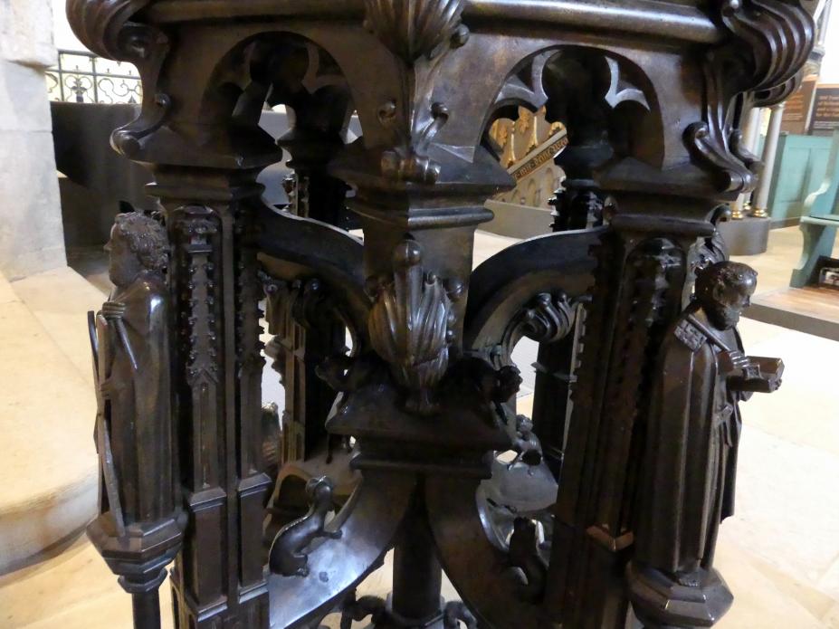 Hermann Vischer der Ältere (1457–1486), Taufbecken, Lutherstadt Wittenberg, Stadt- und Pfarrkirche St. Marien, 1457, Bild 22/30