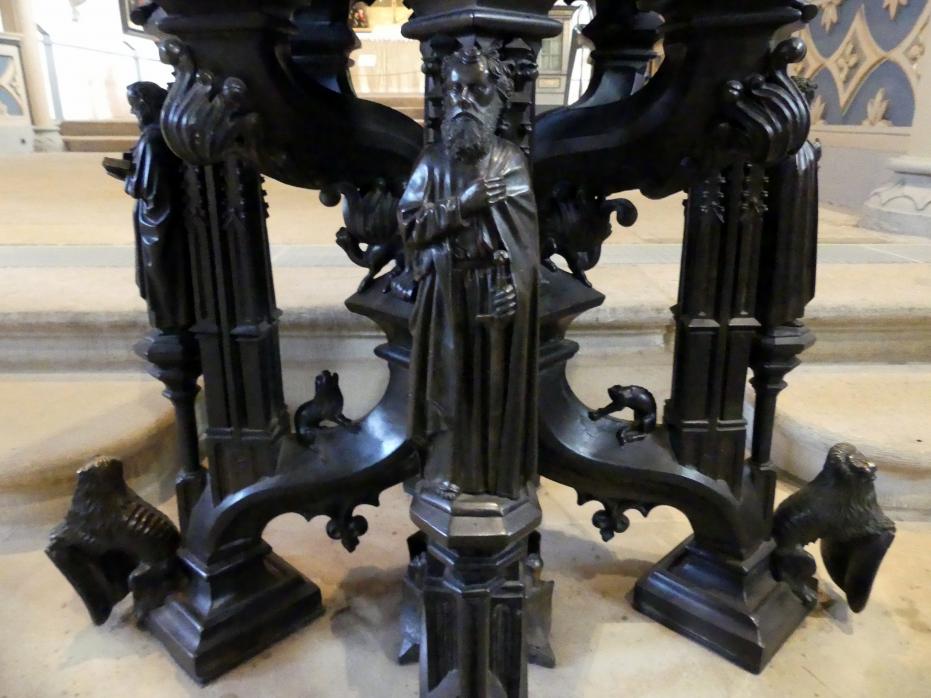 Hermann Vischer der Ältere (1457–1486), Taufbecken, Lutherstadt Wittenberg, Stadt- und Pfarrkirche St. Marien, 1457, Bild 25/30