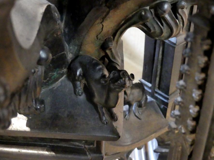 Hermann Vischer der Ältere (1457–1486), Taufbecken, Lutherstadt Wittenberg, Stadt- und Pfarrkirche St. Marien, 1457, Bild 29/30