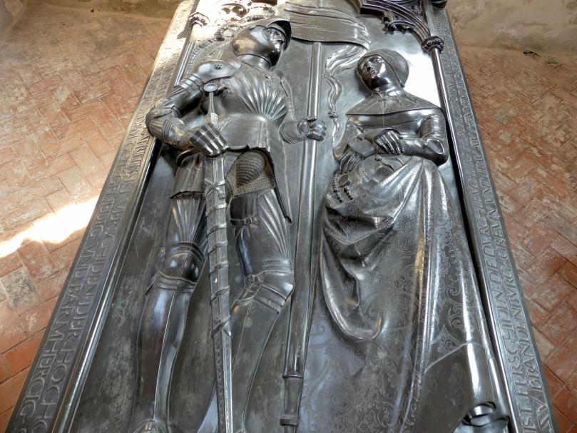 Hermann Vischer der Jüngere (1508–1510), Grabmal Elisabeth von Brandenburg (1474–1507) und Hermann VIII. von Henneberg (1470-1535), Römhild, Stiftskirche Jungfrau Maria und Johannes der Täufer, nach 1507, Bild 14/18