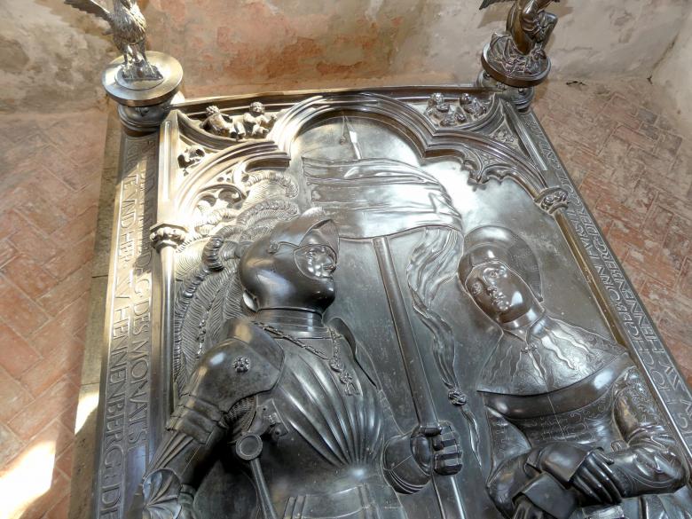 Hermann Vischer der Jüngere (1508–1510), Grabmal Elisabeth von Brandenburg (1474–1507) und Hermann VIII. von Henneberg (1470-1535), Römhild, Stiftskirche Jungfrau Maria und Johannes der Täufer, nach 1507, Bild 16/18