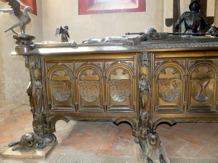 Hermann Vischer der Jüngere (1508–1510), Grabmal Elisabeth von Brandenburg (1474–1507) und Hermann VIII. von Henneberg (1470-1535), Römhild, Stiftskirche Jungfrau Maria und Johannes der Täufer, nach 1507, Bild 17/18