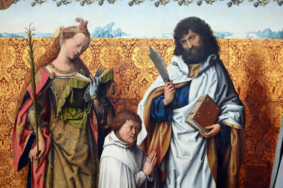 Meister des Bartholomäusaltars (1477–1507), Bartholomäusaltar, München, Alte Pinakothek, Obergeschoss Saal III, um 1500–1510, Bild 4/9