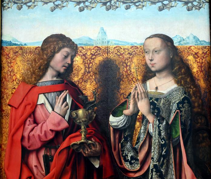 Meister des Bartholomäusaltars (1477–1507), Bartholomäusaltar, München, Alte Pinakothek, Obergeschoss Saal III, um 1500–1510, Bild 6/9