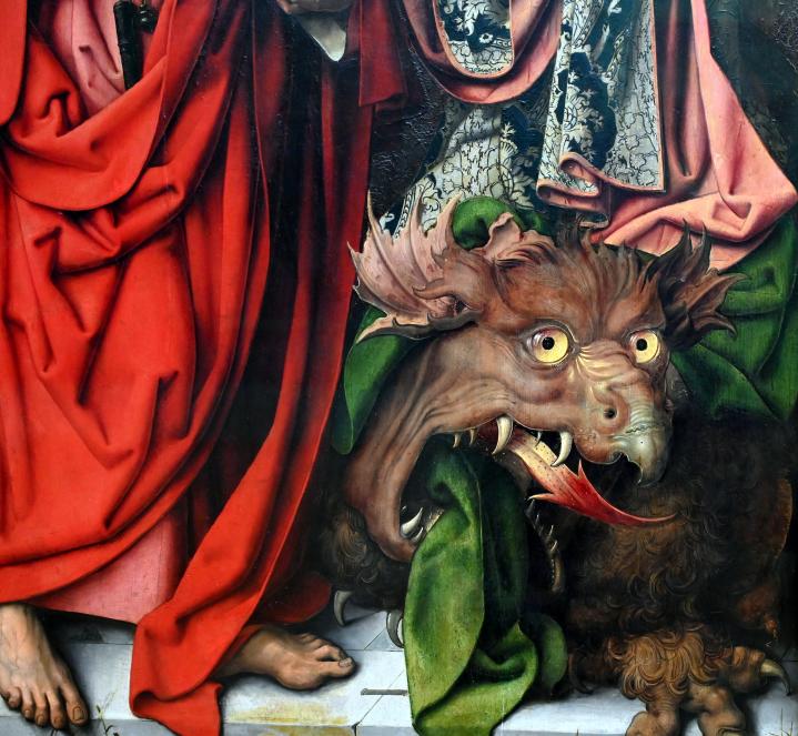 Meister des Bartholomäusaltars (1477–1507), Bartholomäusaltar, München, Alte Pinakothek, Obergeschoss Saal III, um 1500–1510, Bild 7/9