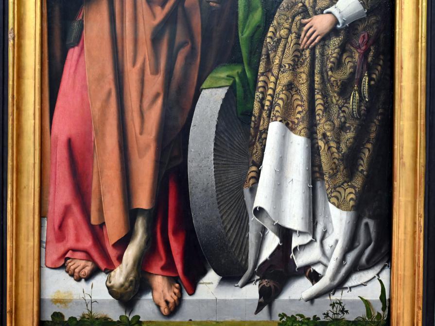 Meister des Bartholomäusaltars (1477–1507), Bartholomäusaltar, München, Alte Pinakothek, Obergeschoss Saal III, um 1500–1510, Bild 9/9