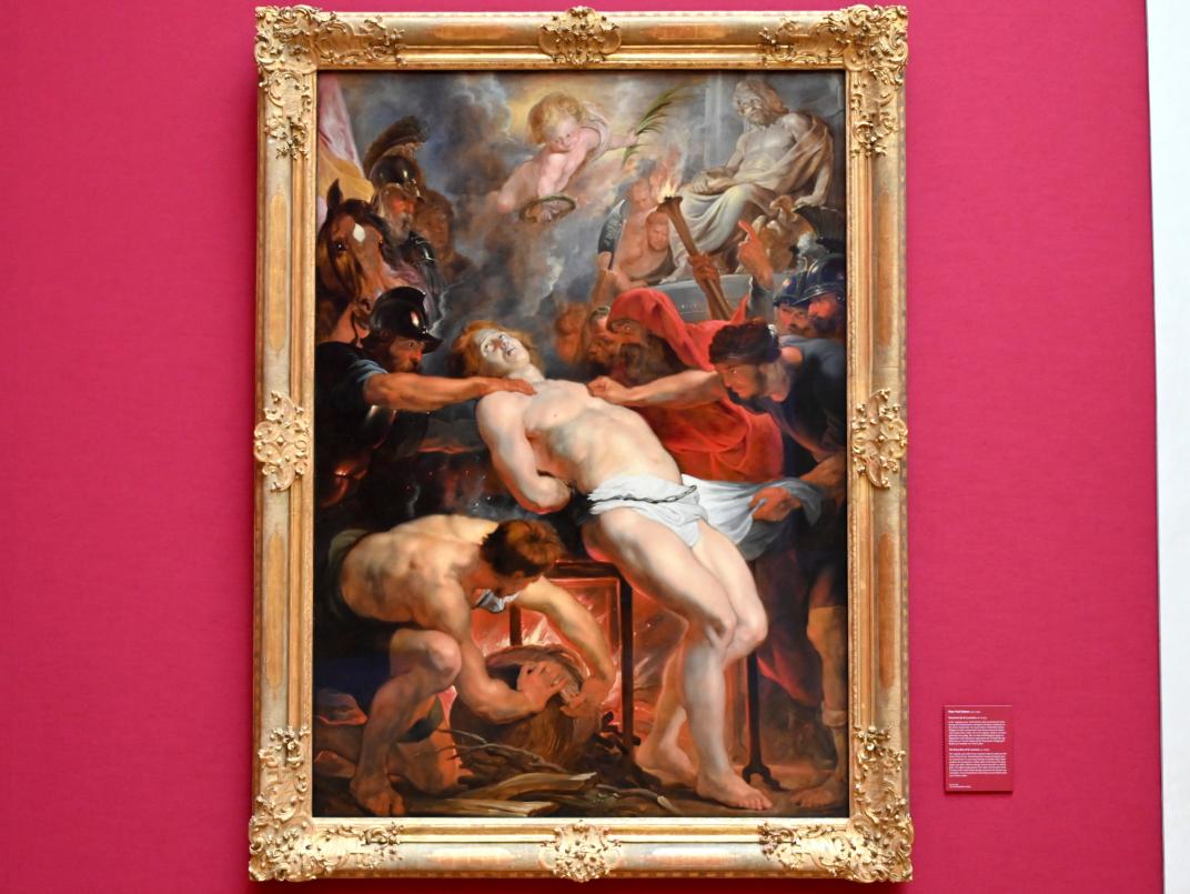 Peter Paul Rubens (1598–1640), Martyrium des hl. Laurentius, München, Alte Pinakothek, Obergeschoss Saal VIII, um 1613–1614