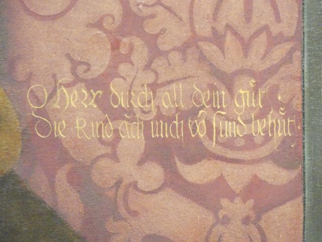 Bernhard Strigel (1475–1528), Die acht Kinder des Conrad Rehlinger, München, Alte Pinakothek, Erdgeschoss Saal I, 1517, Bild 2/4