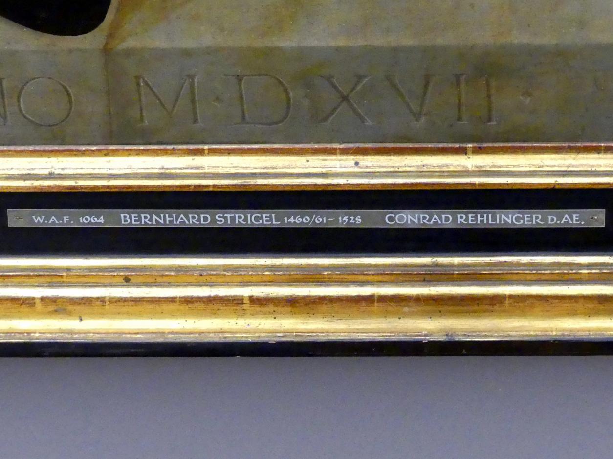 Bernhard Strigel (1475–1528), Die acht Kinder des Conrad Rehlinger, München, Alte Pinakothek, Erdgeschoss Saal I, 1517, Bild 3/4