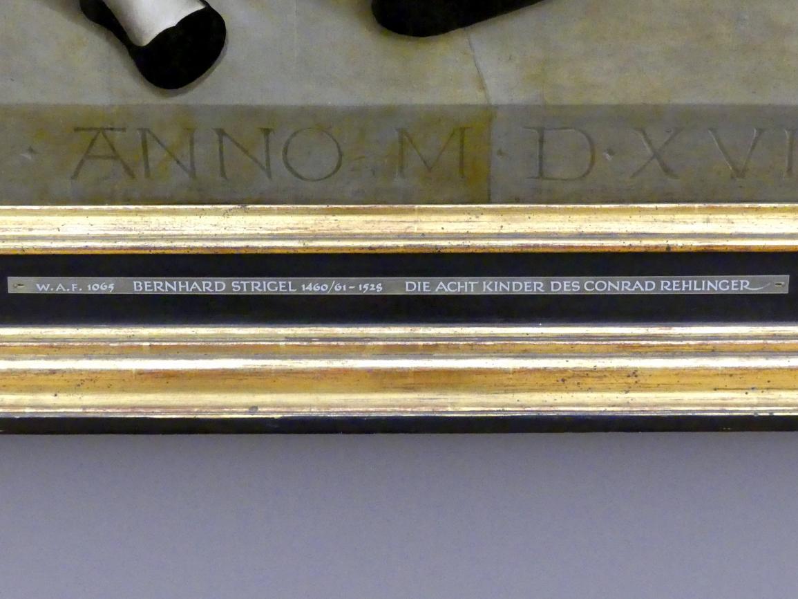 Bernhard Strigel (1475–1528), Die acht Kinder des Conrad Rehlinger, München, Alte Pinakothek, Erdgeschoss Saal I, 1517, Bild 4/4
