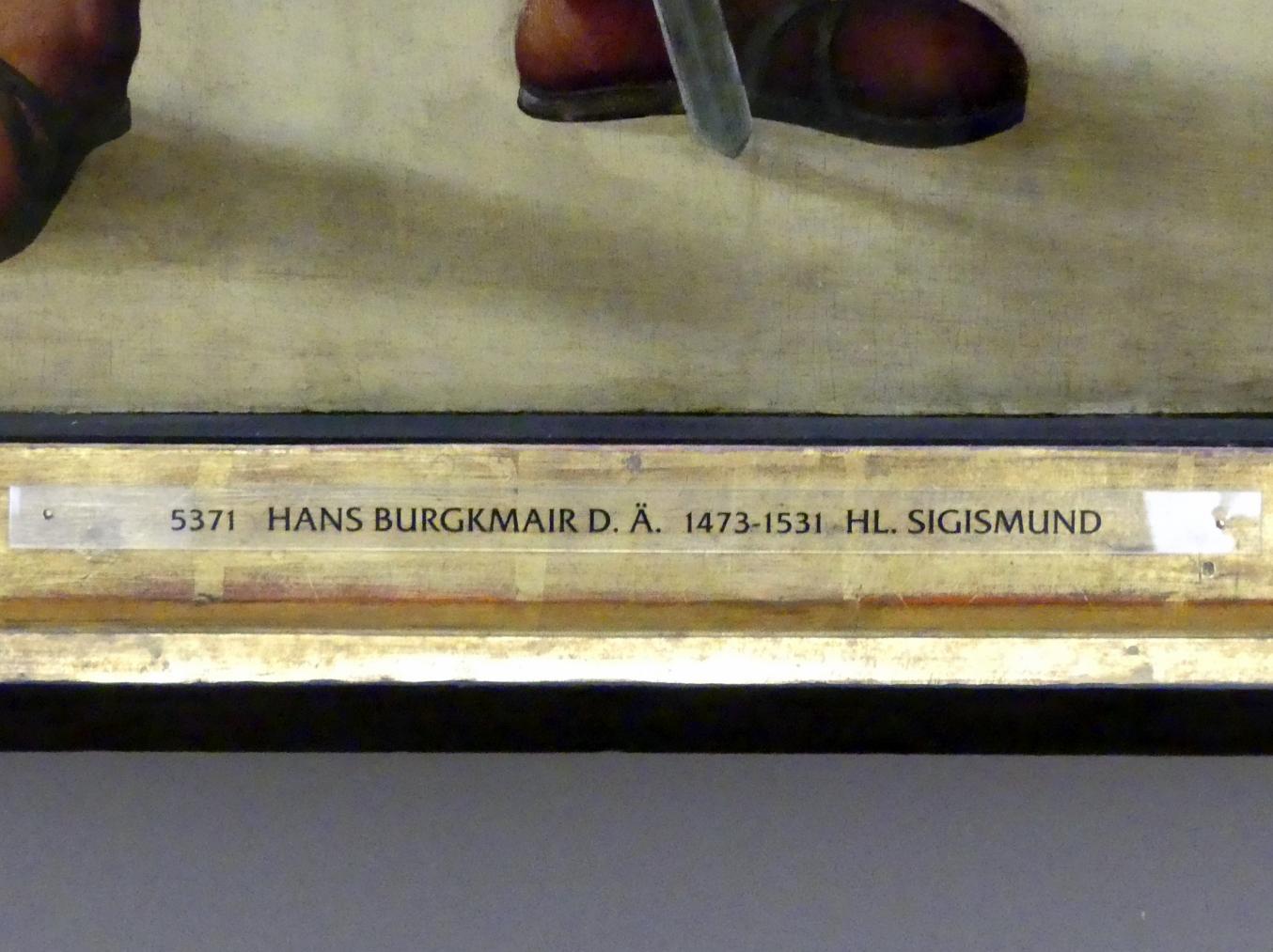 Hans Burgkmair der Ältere (1490–1529), Außenseiten der Flügel des Kreuzigungsaltars, München, Alte Pinakothek, Erdgeschoss Saal I, 1519, Bild 3/4