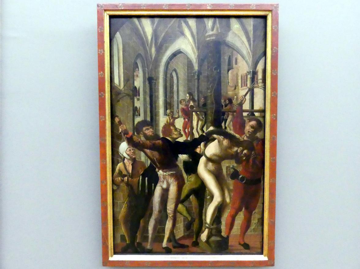 Marx Reichlich (1489–1520), Geißelung Christi, Neustift bei Brixen (Südtirol), Augustiner-Chorherrenstift, jetzt München, Alte Pinakothek, Erdgeschoss Saal II, 1506