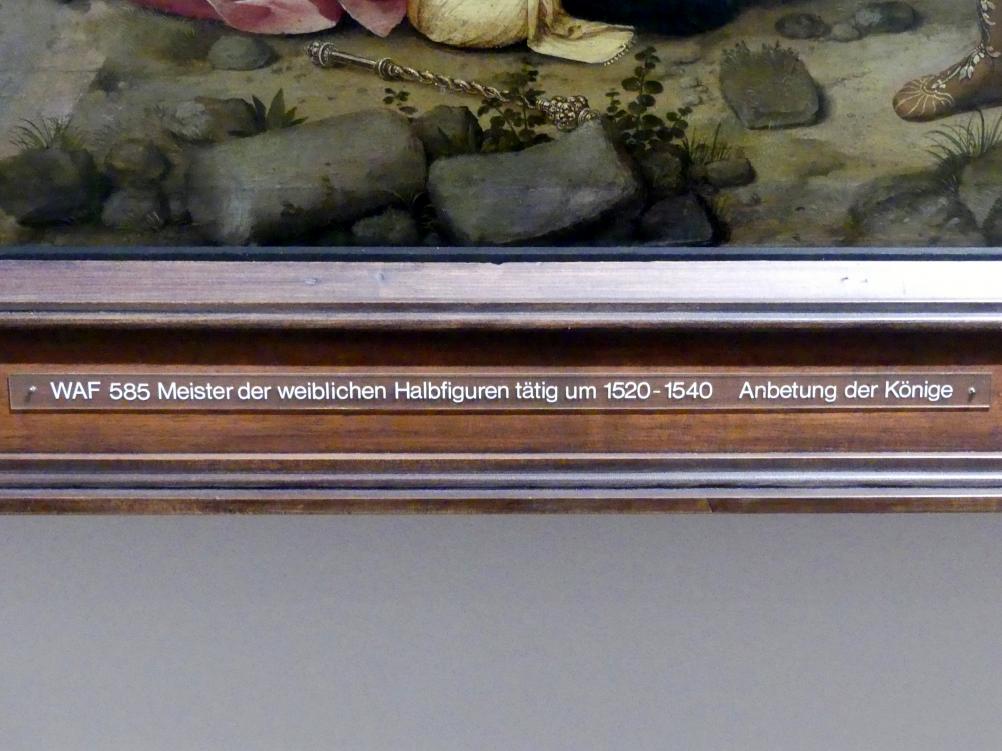 Meister der weiblichen Halbfiguren (1530–1540), Anbetung der Könige, München, Alte Pinakothek, Erdgeschoss Saal IIc, um 1520–1540, Bild 2/2