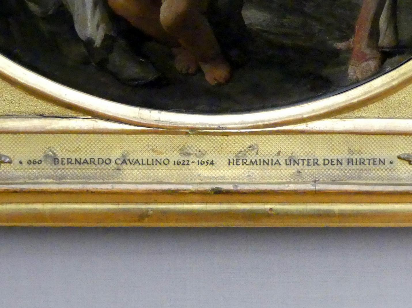 Bernardo Cavallino (1640–1650), Erminia bei den Hirten, München, Alte Pinakothek, Obergeschoss Kabinett 4, um 1650, Bild 2/2