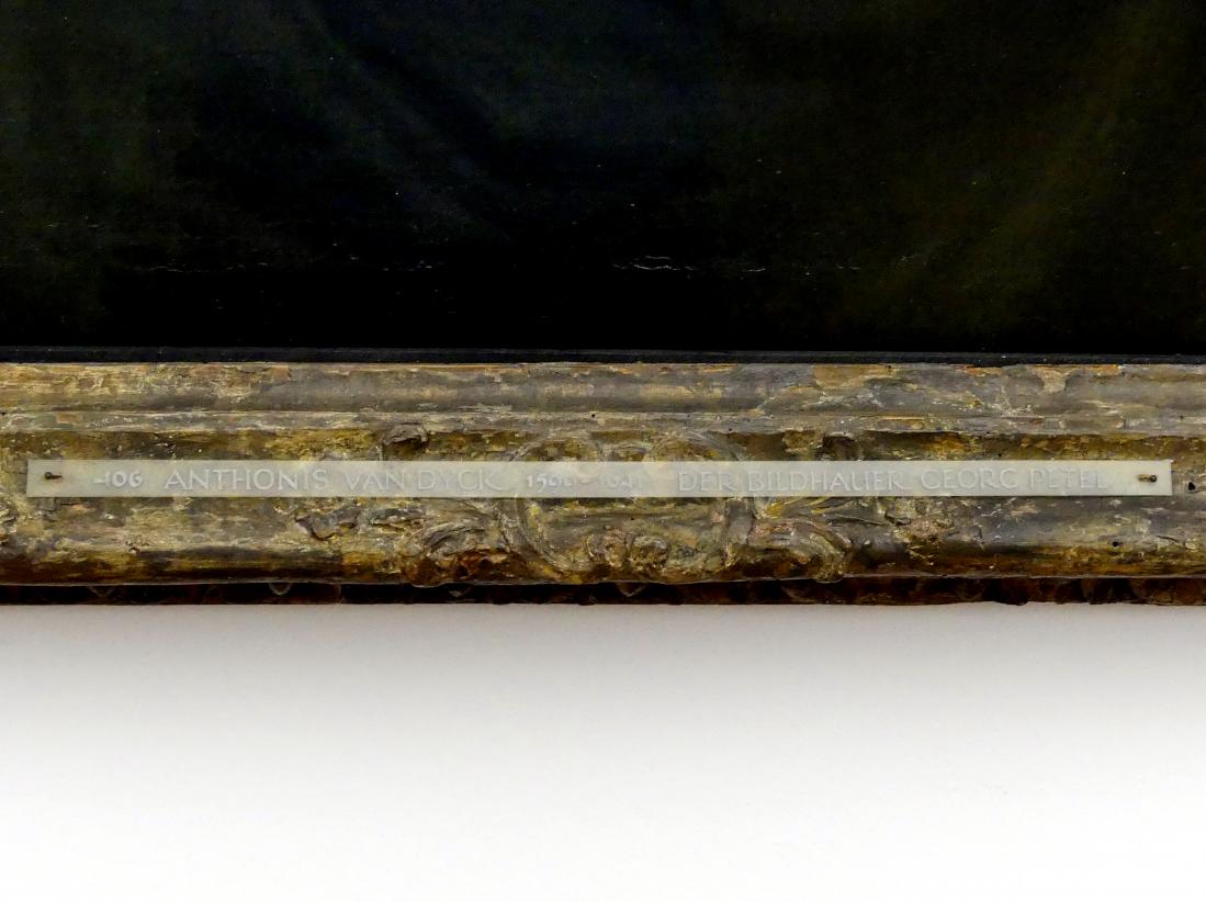 Anthonis (Anton) van Dyck (1614–1641), Bildnis des Bildhauers Georg Petel, München, Alte Pinakothek, Obergeschoss Kabinett 8,9, 1627–1628, Bild 2/2