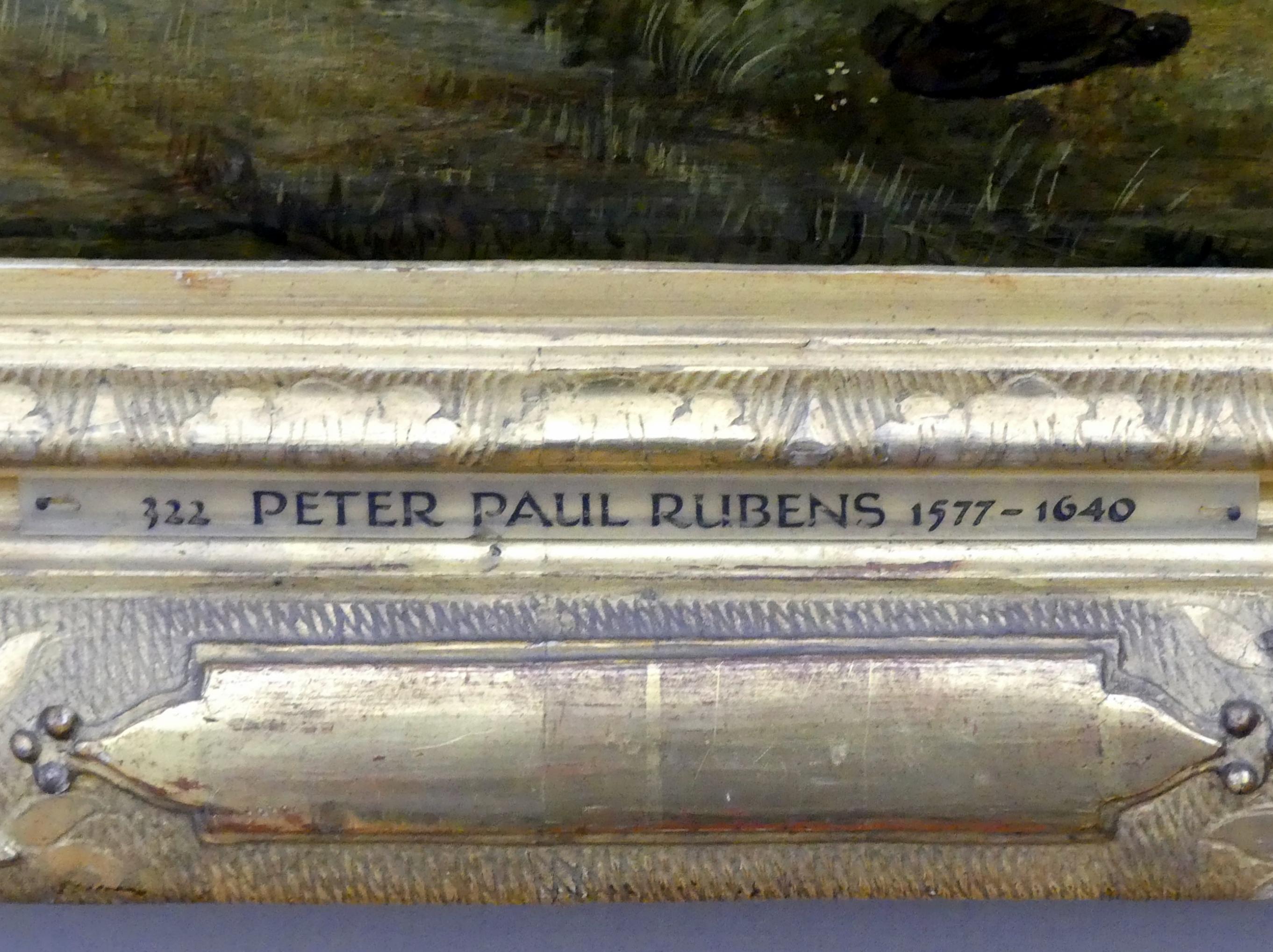 Peter Paul Rubens (1598–1640), Landschaft mit einer Kuhherde, München, Alte Pinakothek, Obergeschoss Saal VIII, um 1618, Bild 2/2