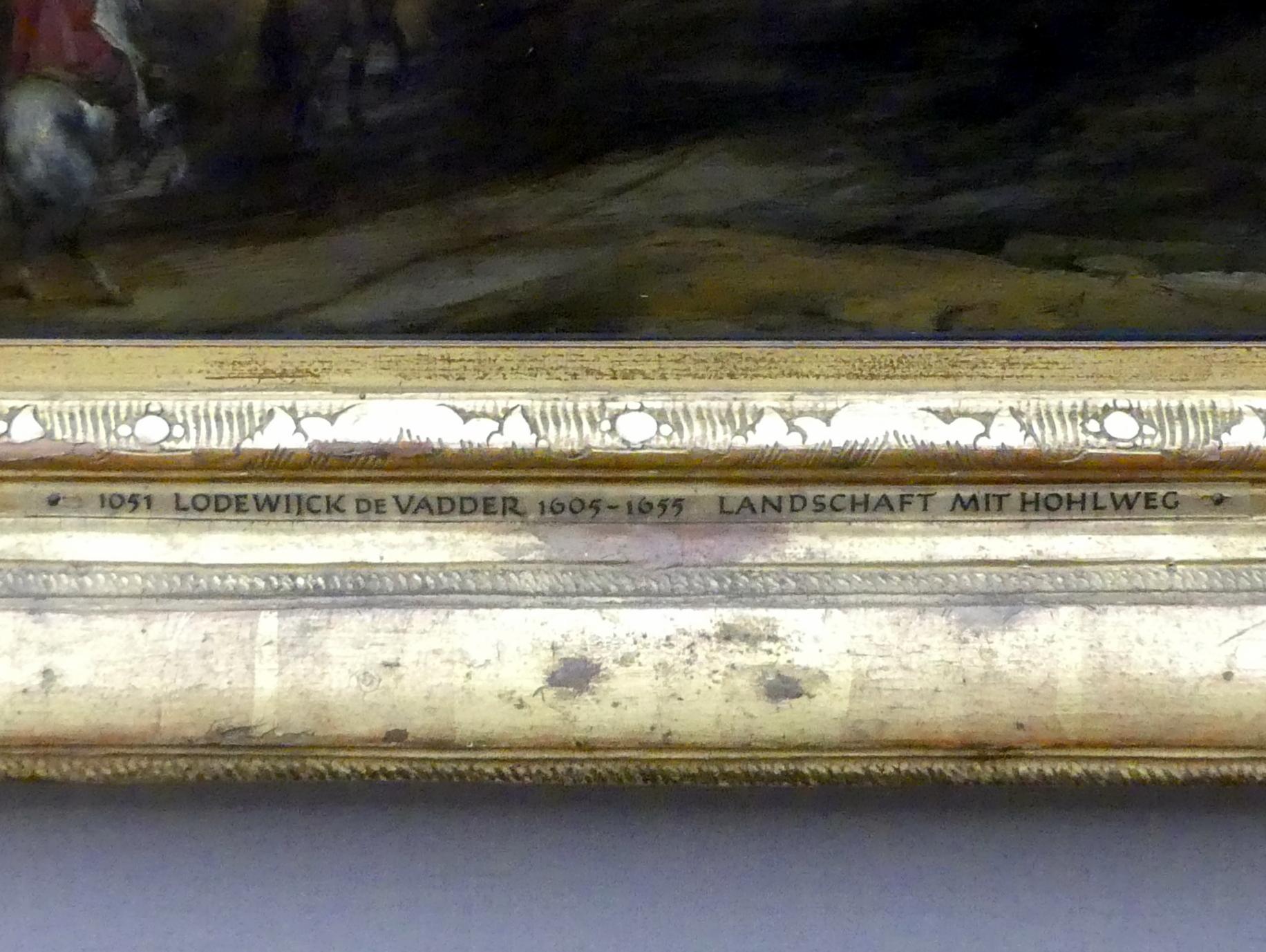 Lodewijk de Vadder (1632–1650), Landschaft mit Hohlweg, München, Alte Pinakothek, Obergeschoss Kabinett 8,9, Undatiert, Bild 2/2