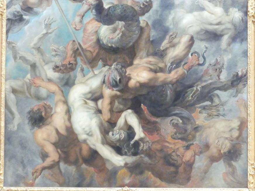 Peter Paul Rubens (1598–1650), Der Engelsturz, Neuburg an der Donau, Pfarrkirche St. Peter, jetzt München, Alte Pinakothek, Obergeschoss Saal VII, 1621–1622, Bild 4/5