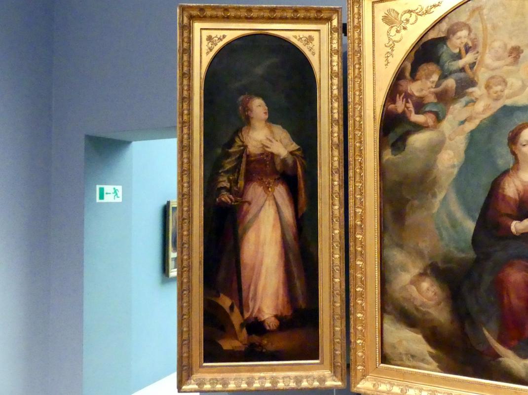 Christoph Schwarz (1578–1581), Marienaltar aus dem Münchner Jesuitenkolleg, München, ehem. Jesuitenkolleg, heute Wilhelmsgymnasium, jetzt Nürnberg, Germanisches Nationalmuseum, Saal 110, 1580–1581, Bild 2/5