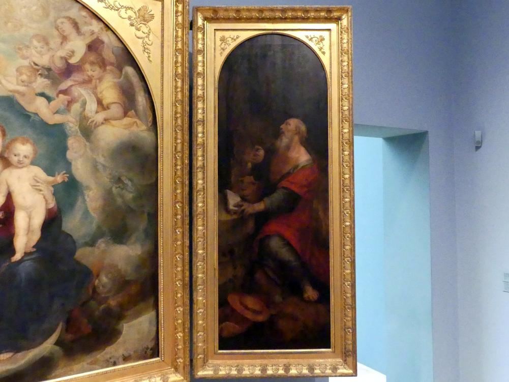 Christoph Schwarz (1578–1581), Marienaltar aus dem Münchner Jesuitenkolleg, München, ehem. Jesuitenkolleg, heute Wilhelmsgymnasium, jetzt Nürnberg, Germanisches Nationalmuseum, Saal 110, 1580–1581, Bild 4/5