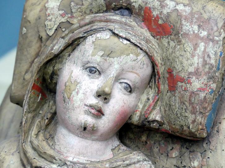 Maria im Wochenbett, Nürnberg, Germanisches Nationalmuseum, Saal 113, um 1510, Bild 4/5