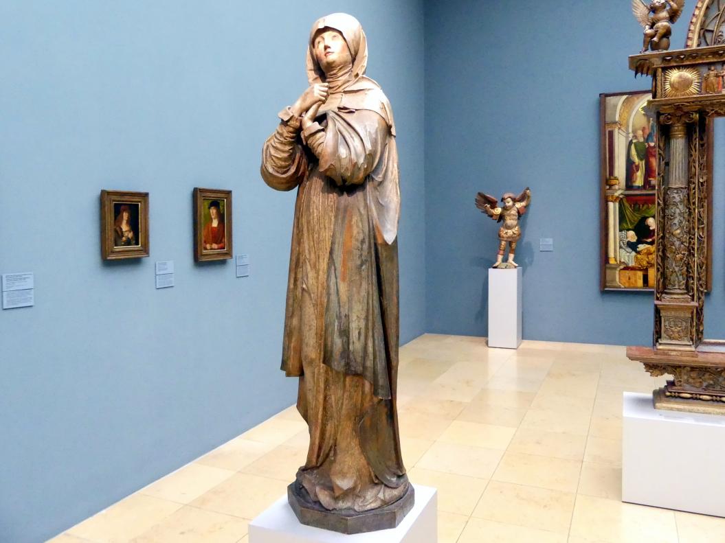 Meister der Nürnberger Madonna (1510), Die Nürnberger Madonna, Nürnberg, ehem. Dominikanerkloster St. Marien, jetzt Nürnberg, Germanisches Nationalmuseum, Saal 114, um 1510, Bild 2/5