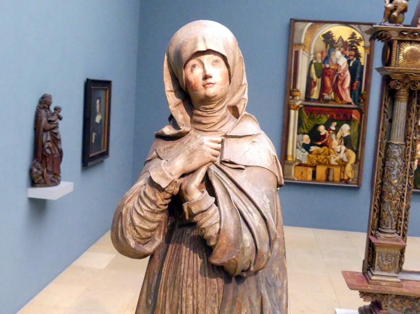 Meister der Nürnberger Madonna (1510), Die Nürnberger Madonna, Nürnberg, ehem. Dominikanerkloster St. Marien, jetzt Nürnberg, Germanisches Nationalmuseum, Saal 114, um 1510, Bild 3/5