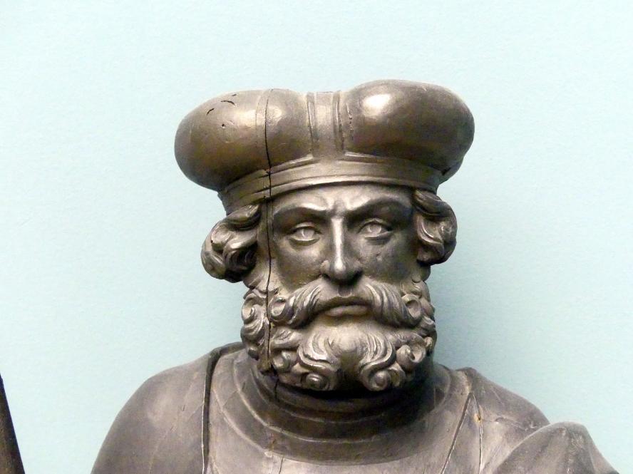 Hans Vischer (Werkstatt) (1505–1550), Hl. Wenzel, Prag-Hradschin, Prager Burg, Veitsdom, jetzt Nürnberg, Germanisches Nationalmuseum, Saal 114, um 1530, Bild 2/4