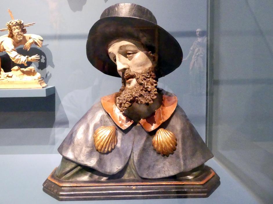 Hans Zürn der Ältere (1608–1625), Hl. Jacobus d.Ä., Nürnberg, Germanisches Nationalmuseum, Saal 127, um 1613, Bild 2/3