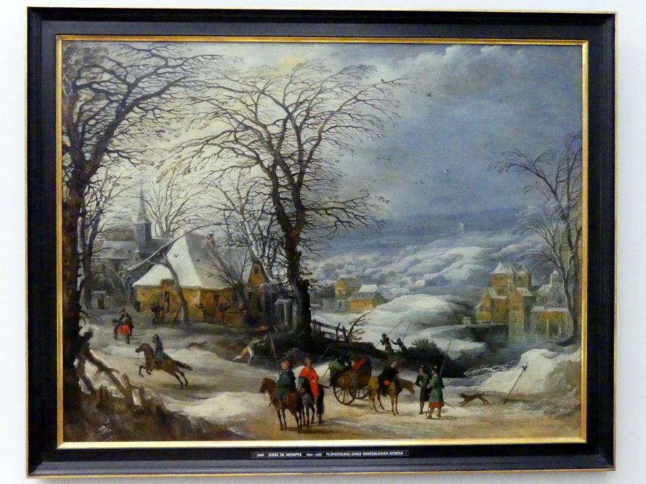 Joos de Momper (1595–1625), Plünderung eines winterlichen Dorfes, Neuburg an der Donau, Staatsgalerie Neuburg, Undatiert