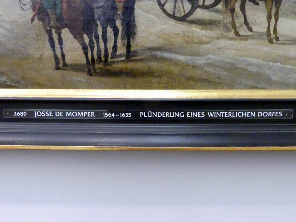 Joos de Momper (1595–1625), Plünderung eines winterlichen Dorfes, Neuburg an der Donau, Staatsgalerie Neuburg, Undatiert, Bild 2/2