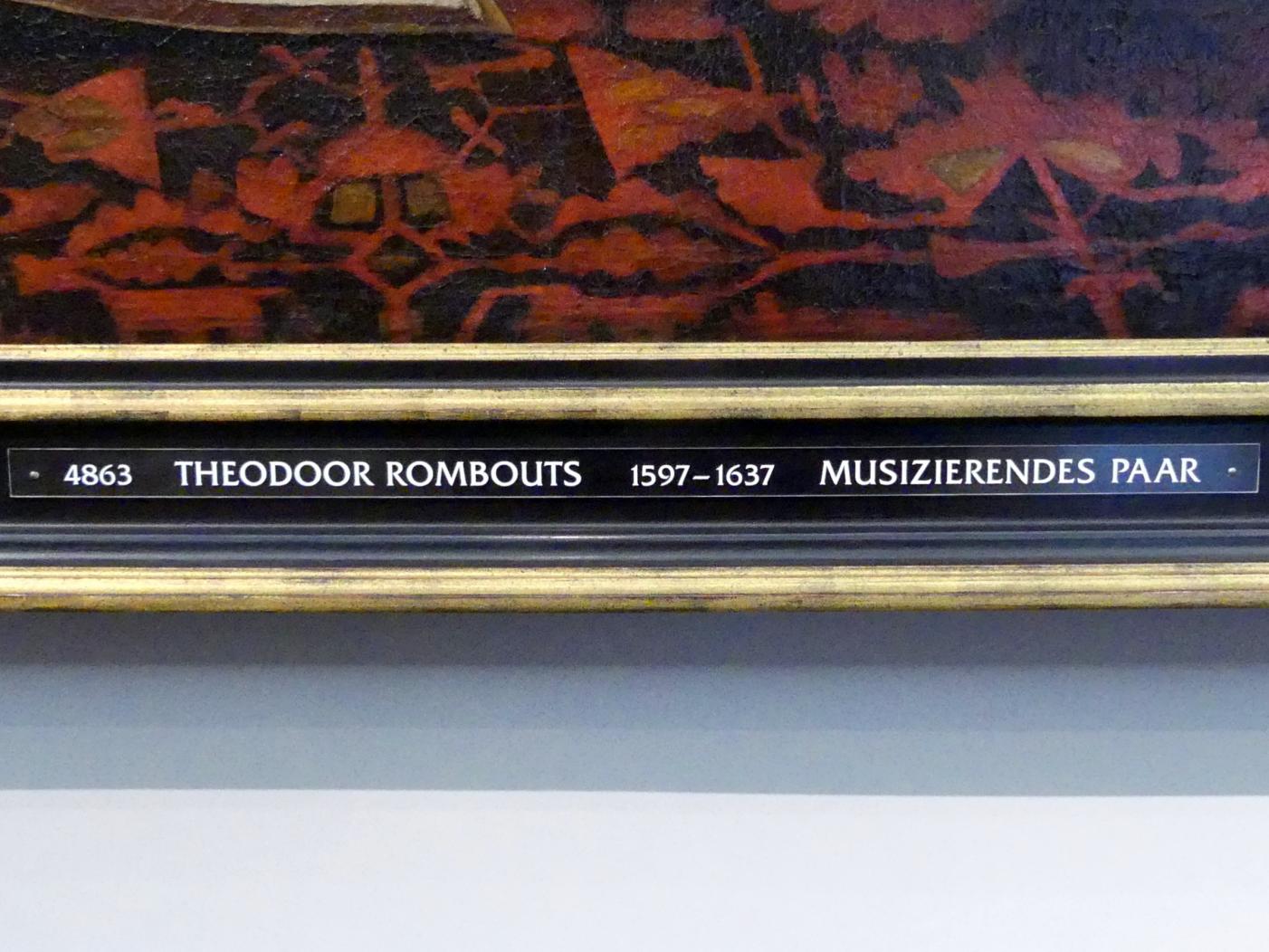 Theodoor Rombouts (1632), Musizierendes Paar, Neuburg an der Donau, Staatsgalerie Neuburg, Undatiert, Bild 2/2