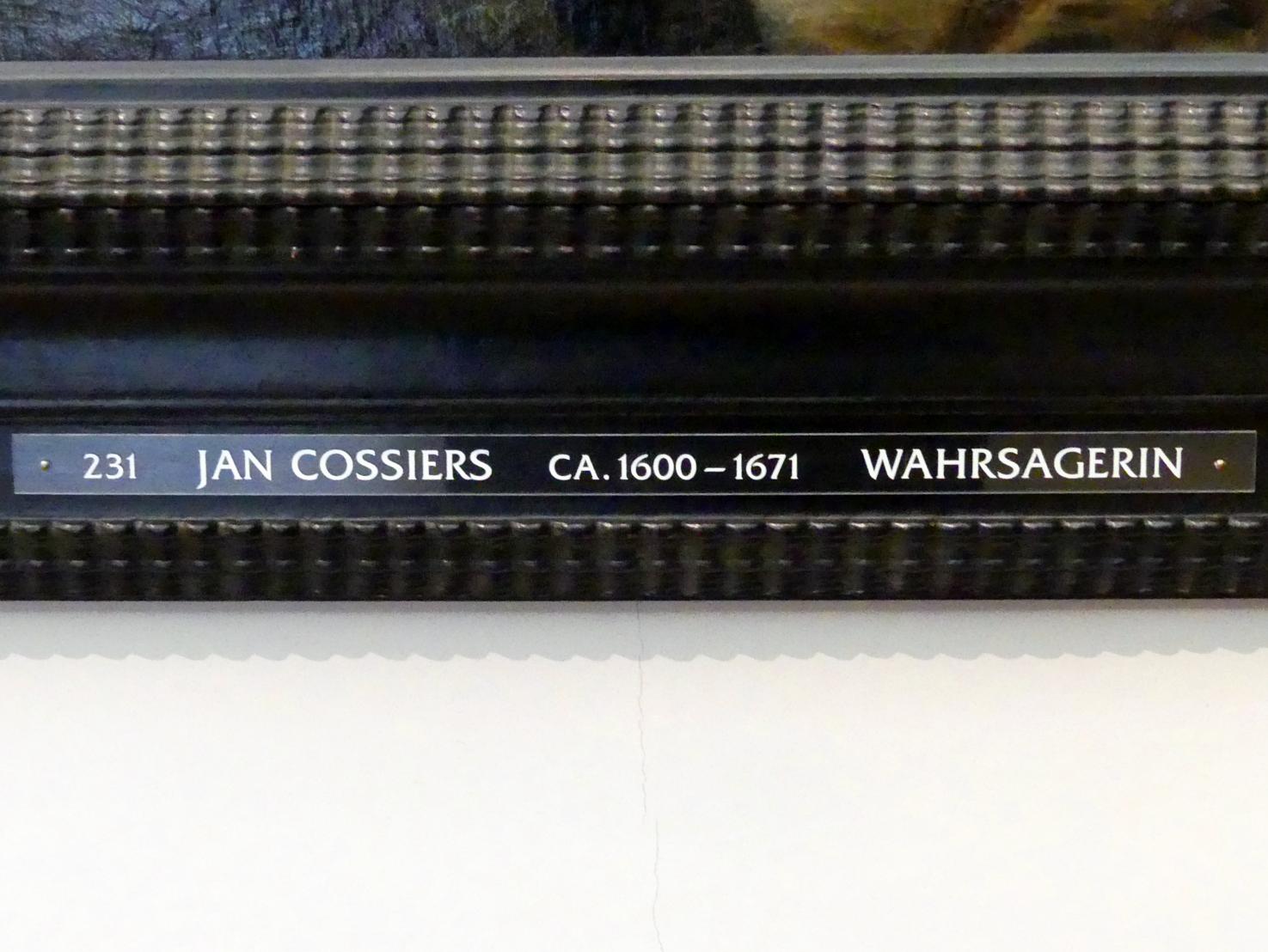 Jan Cossiers (1620), Wahrsagerin, Neuburg an der Donau, Staatsgalerie Neuburg, Undatiert, Bild 3/3