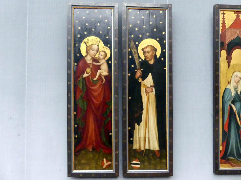 Meister des Deichsler Altares (1417), Die Flügel des Deichsler Altares, Nürnberg, ehem. Dominikanerkloster St. Marien, jetzt Berlin, Gemäldegalerie ("Berliner Wunder"), Saal I, um 1415–1420, Bild 2/4