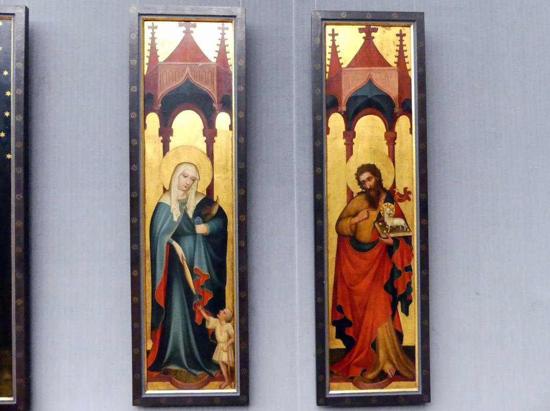 Meister des Deichsler Altares (1417), Die Flügel des Deichsler Altares, Nürnberg, ehem. Dominikanerkloster St. Marien, jetzt Berlin, Gemäldegalerie ("Berliner Wunder"), Saal I, um 1415–1420, Bild 3/4