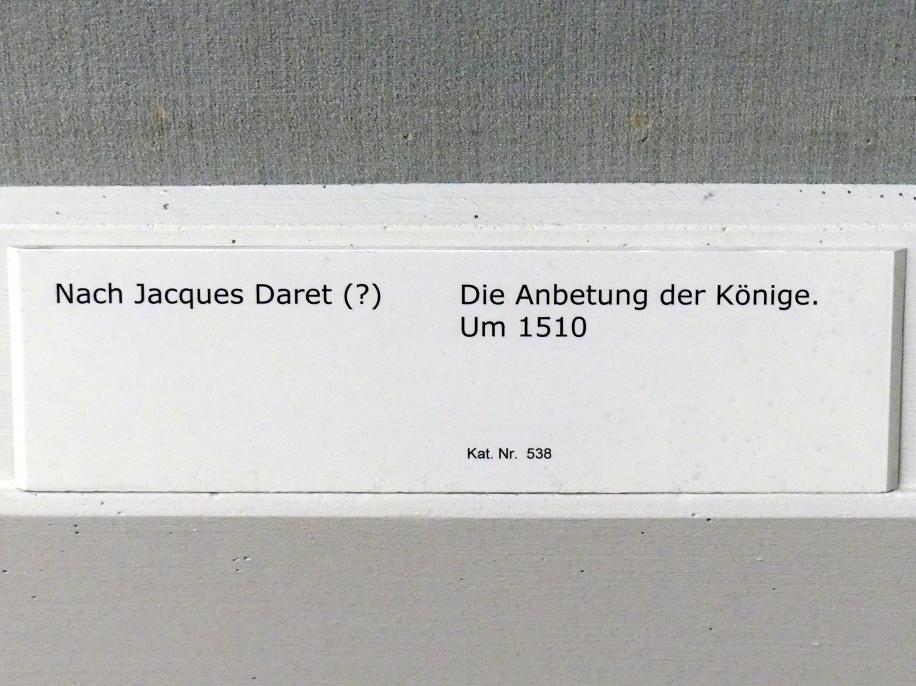 Die Anbetung der Könige, Berlin, Gemäldegalerie ("Berliner Wunder"), Saal IV, um 1510, Bild 2/2