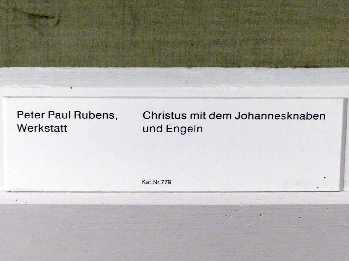Peter Paul Rubens (Werkstatt) (1615–1635), Christus mit dem Johannesknaben und Engeln, Berlin, Gemäldegalerie ("Berliner Wunder"), Saal VIII, Undatiert, Bild 2/2