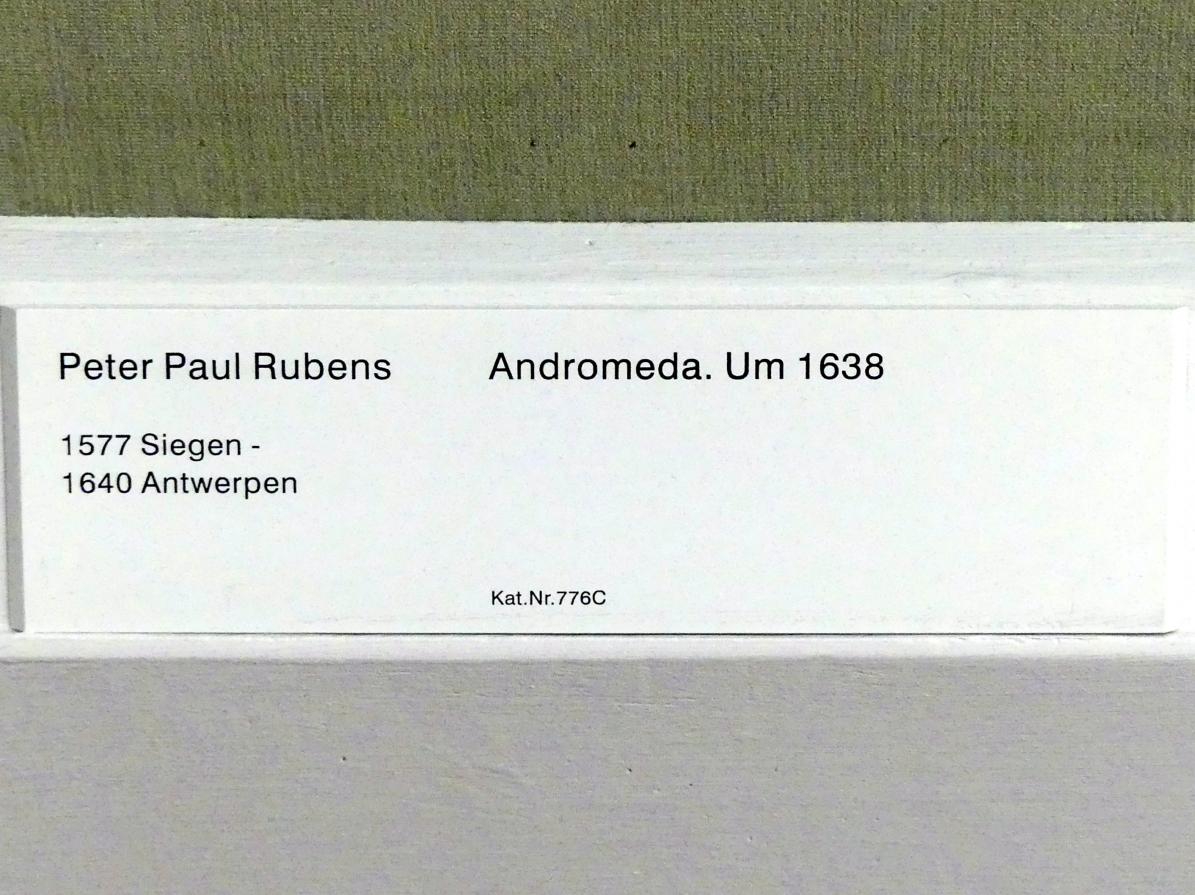 Peter Paul Rubens (1598–1640), Andromeda, Berlin, Gemäldegalerie ("Berliner Wunder"), Saal VIII, um 1638, Bild 2/2