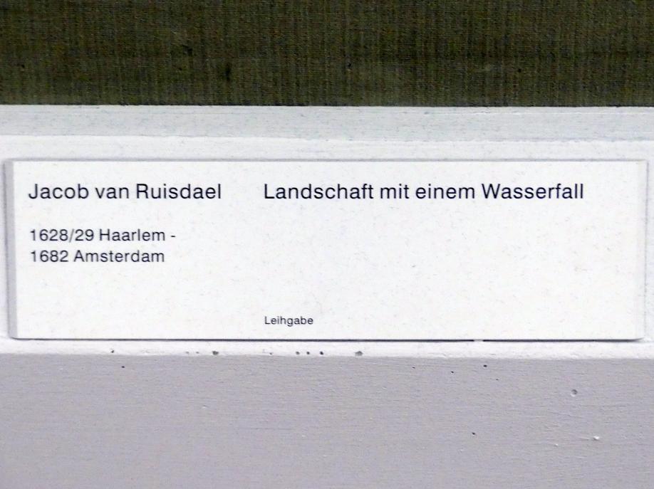 Jacob van Ruisdael (1646–1677), Landschaft mit einem Wasserfall, Berlin, Gemäldegalerie ("Berliner Wunder"), Saal XI, Undatiert, Bild 2/2