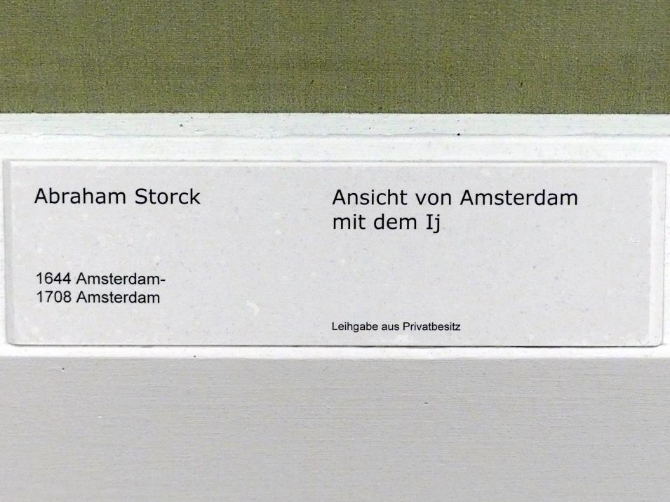 Abraham Storck (Undatiert), Ansicht von Amsterdam mit dem Ij, Berlin, Gemäldegalerie ("Berliner Wunder"), Saal XI, Undatiert, Bild 2/2
