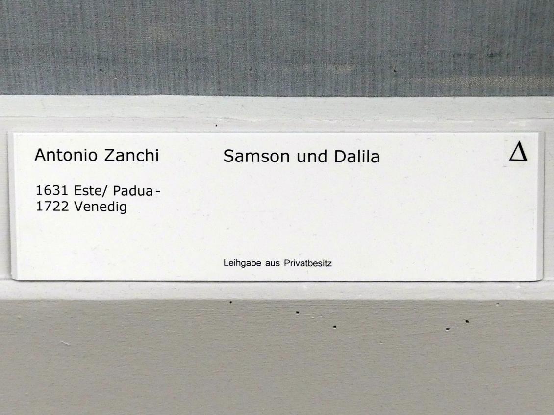 Antonio Zanchi (1666), Samson und Dalila, Berlin, Gemäldegalerie ("Berliner Wunder"), Saal XII, Undatiert, Bild 2/2
