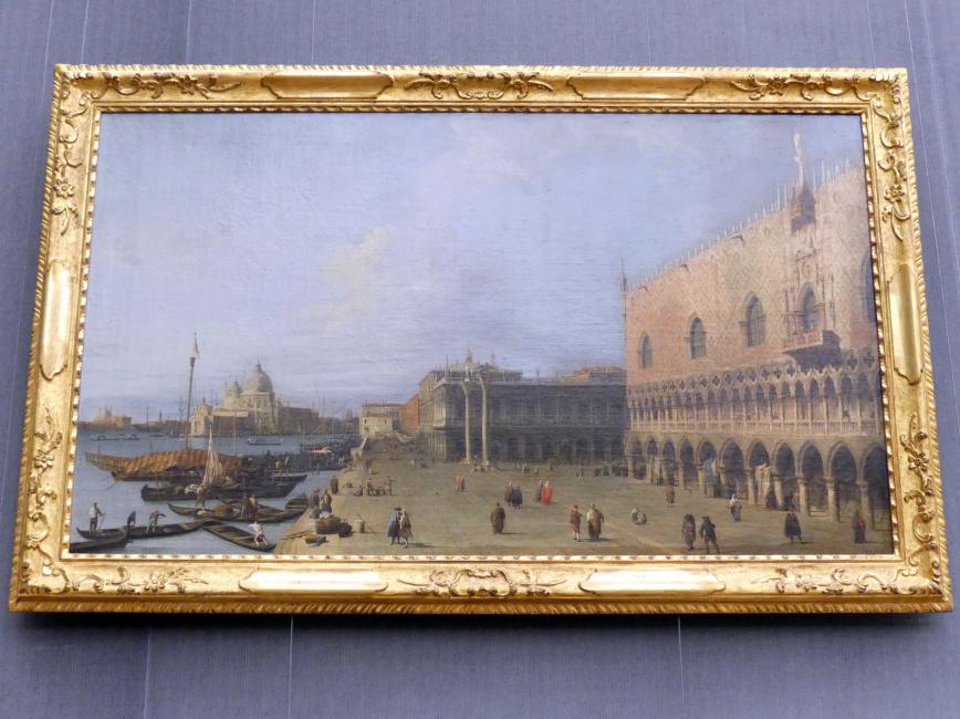 Giovanni Antonio Canal ("Canaletto"): Der Molo vor dem Dogenpalast in Venedig, vor 1730