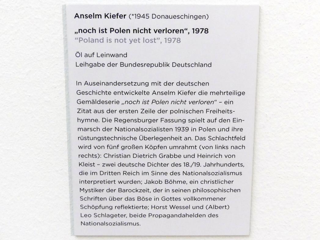 noch ist Polen nicht verloren, Anselm Kiefer, 1978