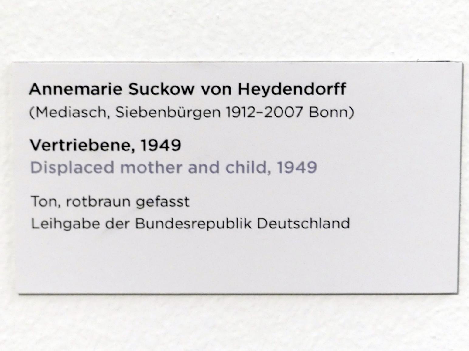 Annemarie Suckow von Heydendorff (1949), Vertriebene, Regensburg, Ostdeutsche Galerie, Saal 1, 1949, Bild 2/2