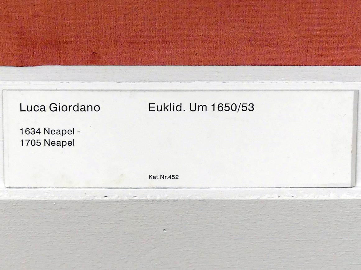 Luca Giordano (1651–1696), Euklid, Berlin, Gemäldegalerie ("Berliner Wunder"), Saal XIII, um 1650–1653, Bild 2/2