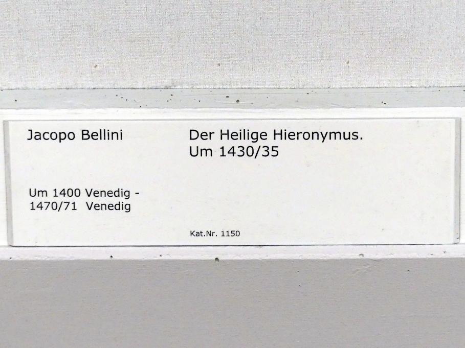 Jacopo Bellini (1432–1436), Der hl. Hieronymus, Berlin, Gemäldegalerie ("Berliner Wunder"), Kabinett 38, um 1430–1435, Bild 2/3
