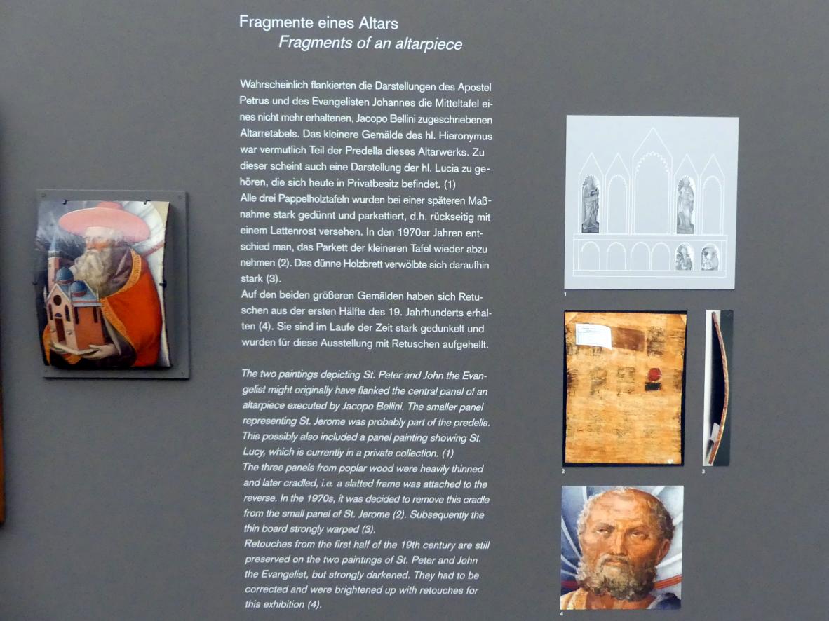 Jacopo Bellini (1432–1436), Der hl. Hieronymus, Berlin, Gemäldegalerie ("Berliner Wunder"), Kabinett 38, um 1430–1435, Bild 3/3