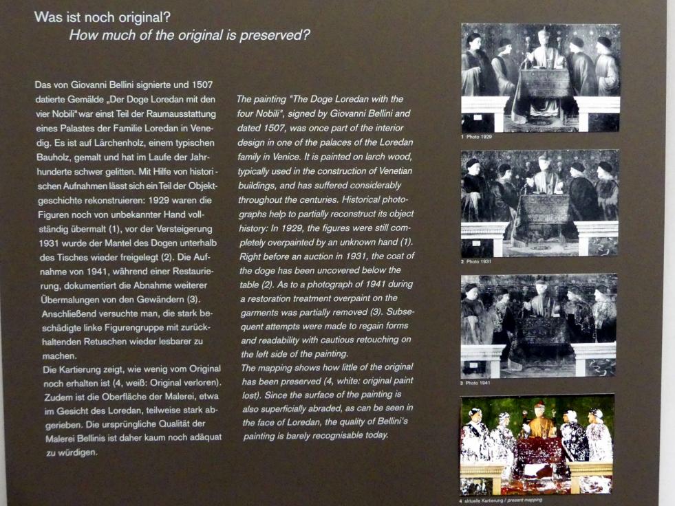 Giovanni Bellini (1452–1515), Der Doge Leonardo Loredan (1438-1521) mit vier Nobili, Berlin, Gemäldegalerie ("Berliner Wunder"), Kabinett 38, 1507, Bild 4/4