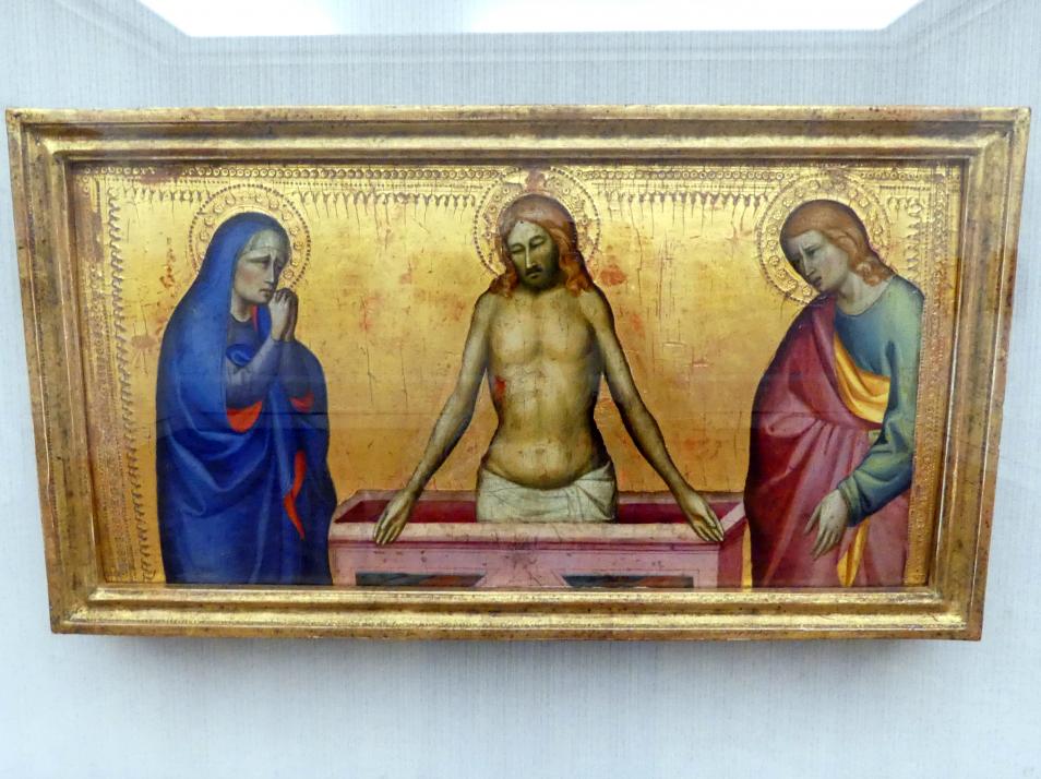 Giovanni del Biondo (1385), Drei Teile einer Predella, Berlin, Gemäldegalerie ("Berliner Wunder"), Kabinett 41, Undatiert, Bild 2/5